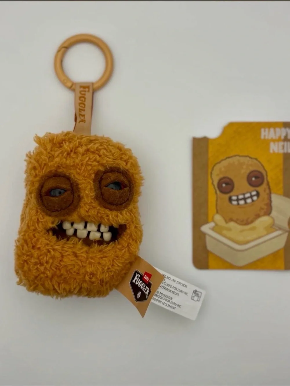 Fuggler Plush Toy – Brown Fuzzy Monster Stuffed Animal